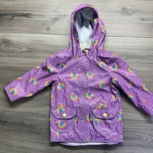 Little girls Rain Coat rainbows size 2T‎